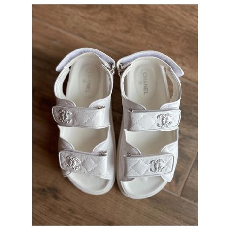 chanel sandalen weiss|sandals in Chanel.